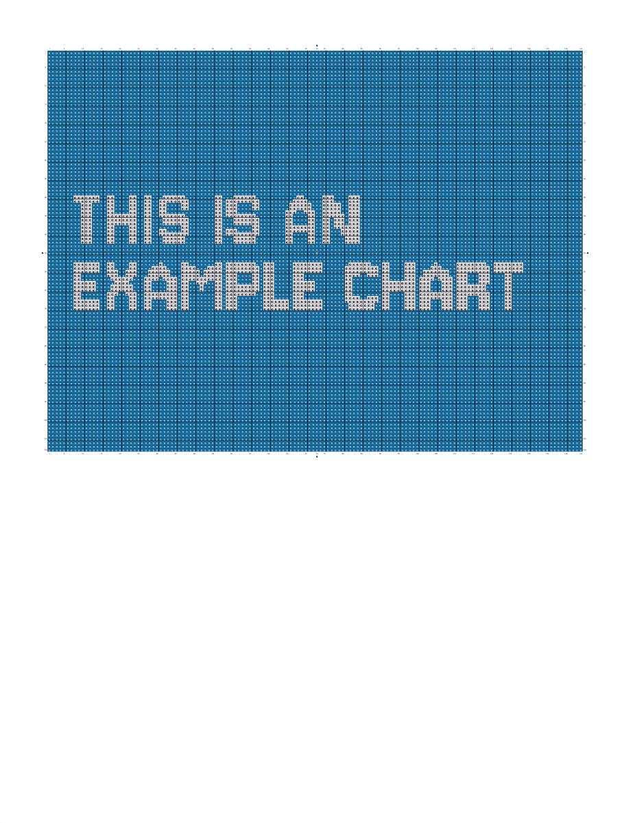 Mulan and Mushu Digital Chart, 18 Mesh, view 4